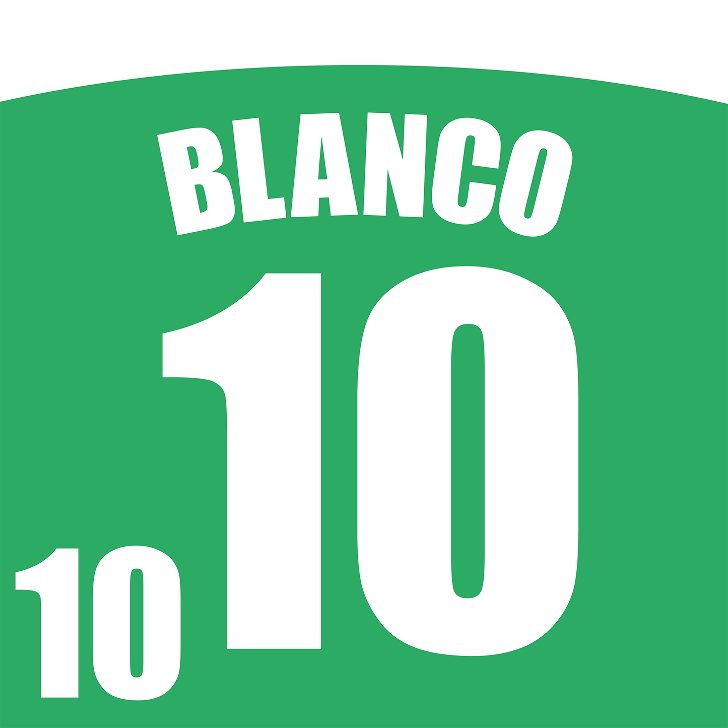 Mexico Name Set for 2000 Home Shirt ANY NAME/NUMBER