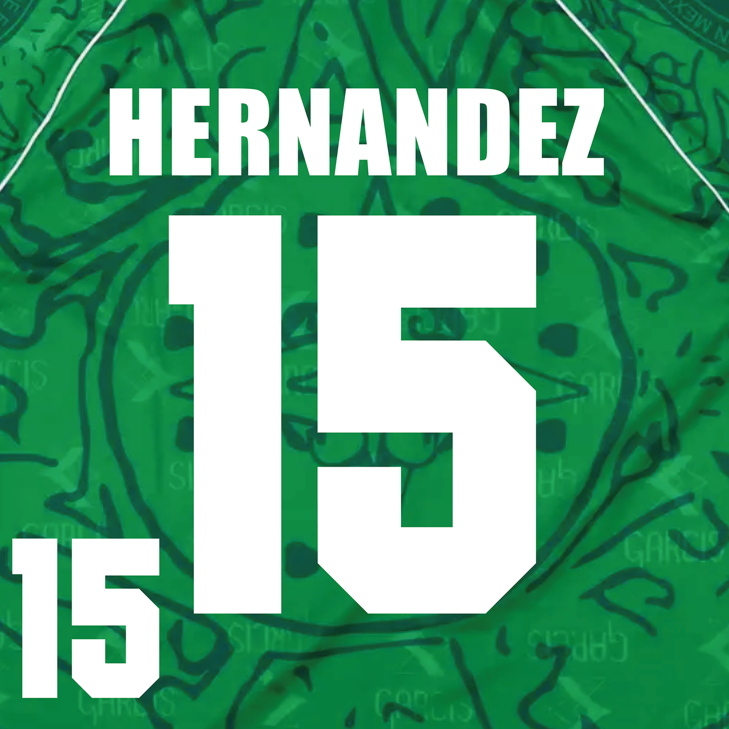 Mexico Name Set for 1999 Home Shirt ANY NAME/NUMBER