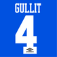 Chelsea Name Set 1995-96 Home Shirt ANY NAME/NUMBER Flock M L Gullit