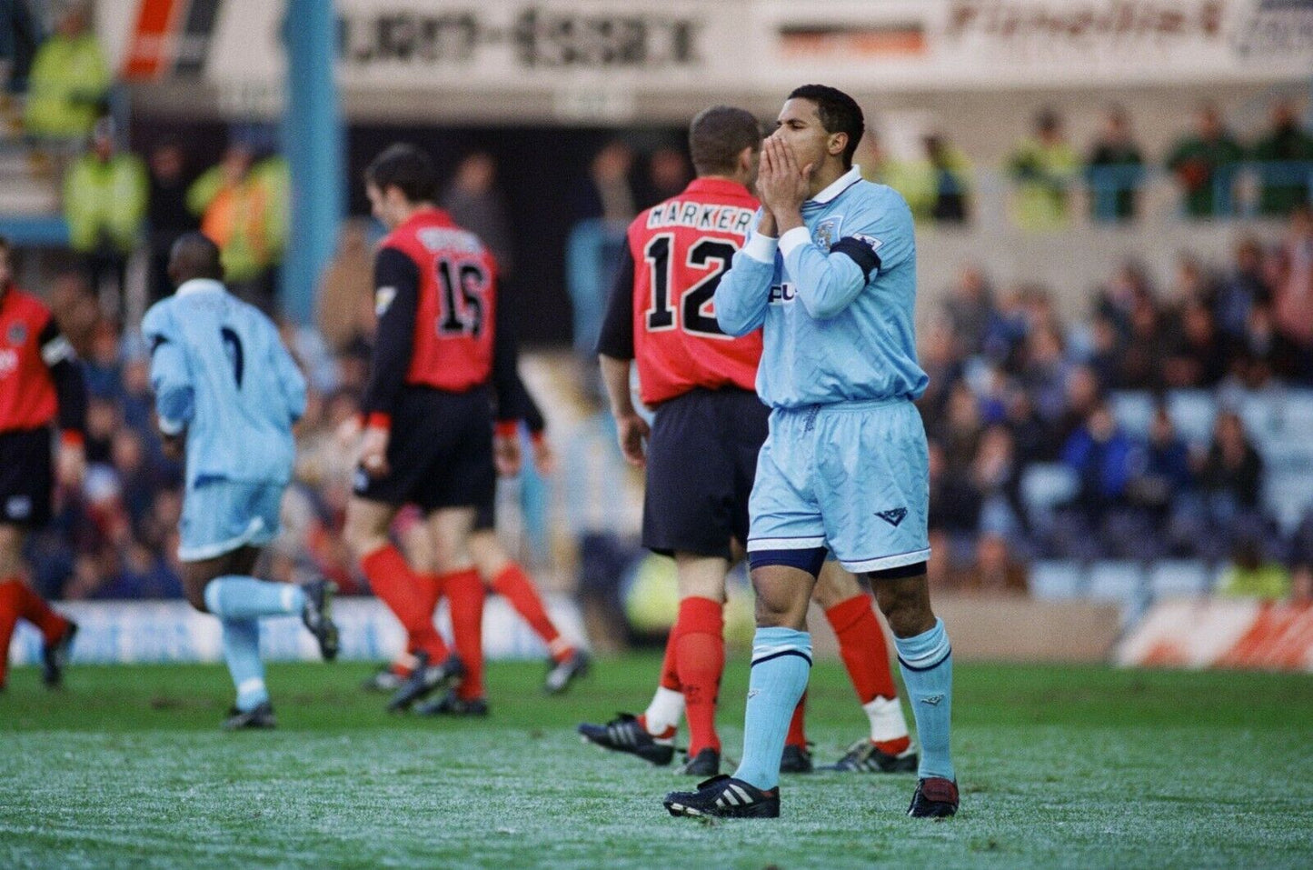 Coventry City Name Set 1995-96 Home Shirt ANY NAME/NUMBER Flock Pony M L XL