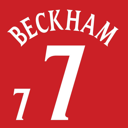 England Name Number Set 2002-04 Away ANY NAME/NUMBER Football Shirt M L Beckham