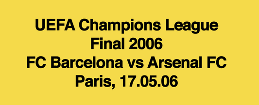 Arsenal Champions League 2006 Match Detail Patch Badge Football Shirt Flock UEFA