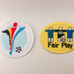 Euro 2000 Football Shirt Sleeve Patches Badges England Fair Play Football