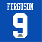 Everton Name Set 1994-95 Home Shirt ANY NAME/NUMBER Flock M L Ferguson Stubbs