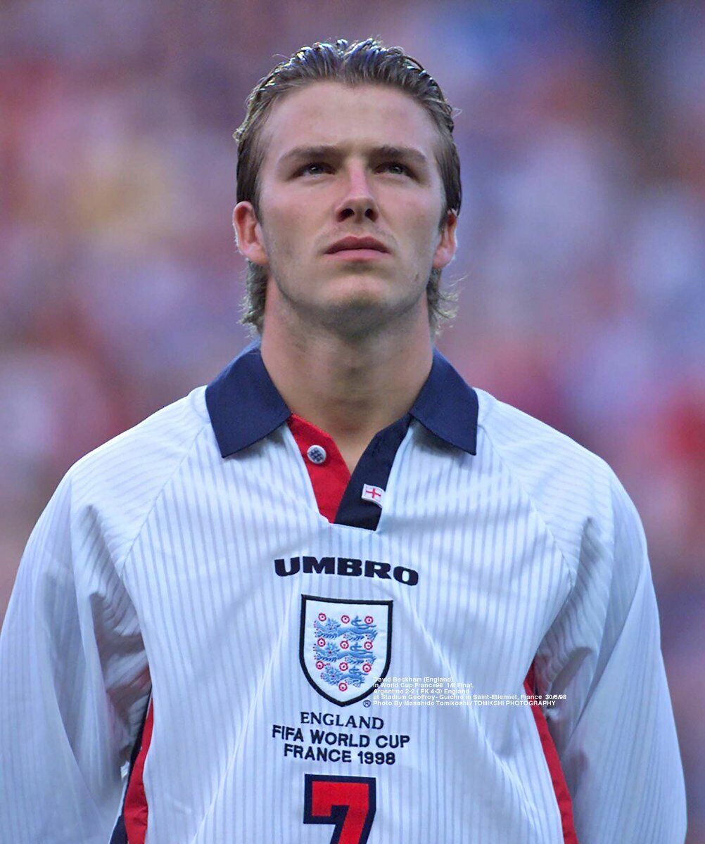 FIFA WORLD CUP FRANCE 1998 Match Detail Patch Badge Football Shirts England Navy