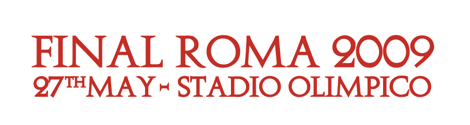 FINAL ROMA 2009 年冠军联赛比赛细节球衣足球曼联