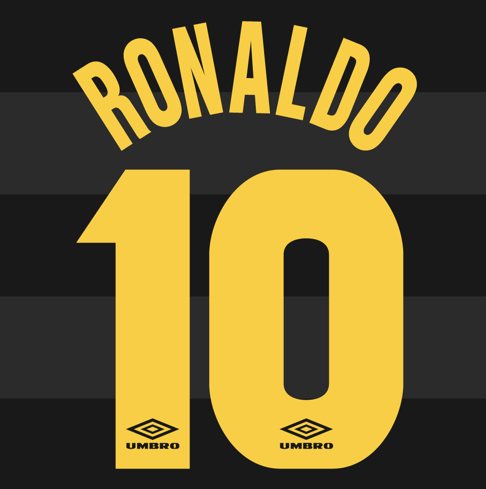 Inter Milan 1997-98 Name Set Away Shirt ANY NAME/NUMBER M L XL Football Ronaldo