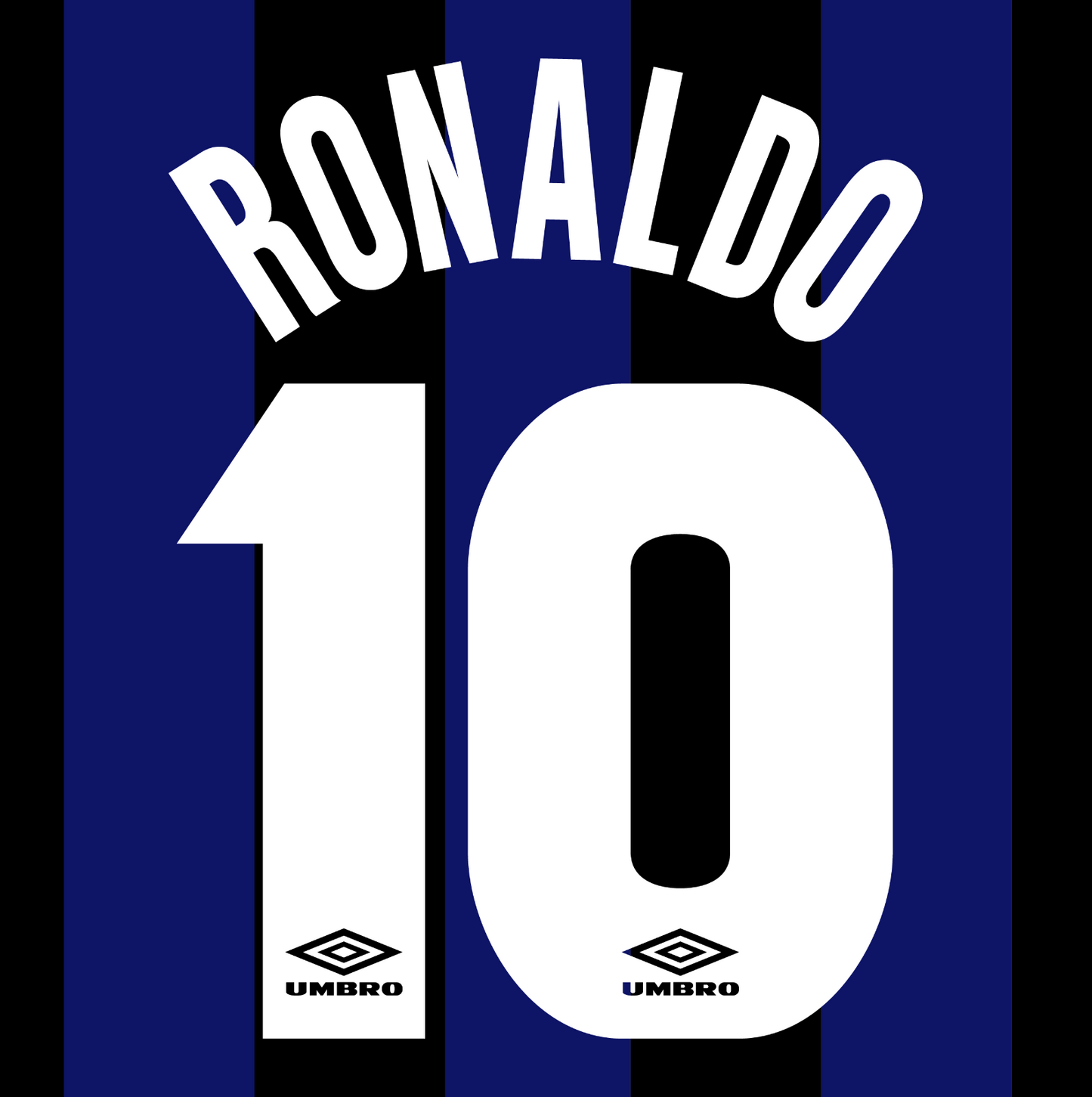 Inter Milan 1997-98 Name Set Home Shirt ANY NAME/NUMBER M L XL Football Ronaldo