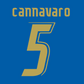 Italy Name Number Set 2006 Home ANY NAME/NUMBER Football Shirt Pirlo Cannavaro