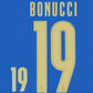 Italy Name Number Set BONUCCI 19 Euro 2020 Home Football Shirt Jersey M L XL