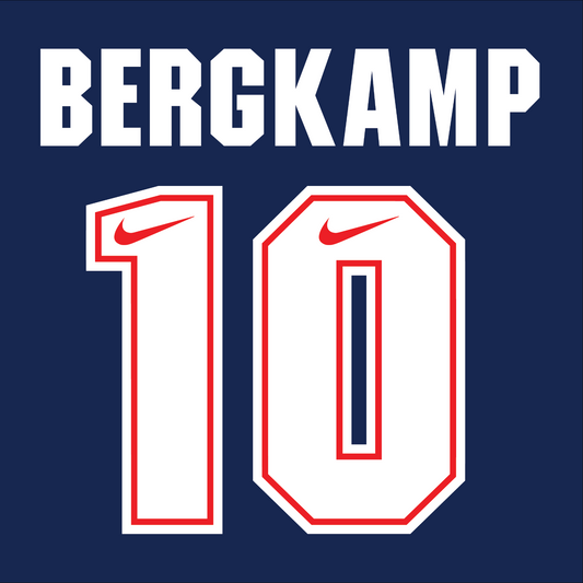 Arsenal Name Set 1995-96 Away Shirt ANY NAME/NUMBER Flock Wright Adams Bergkamp