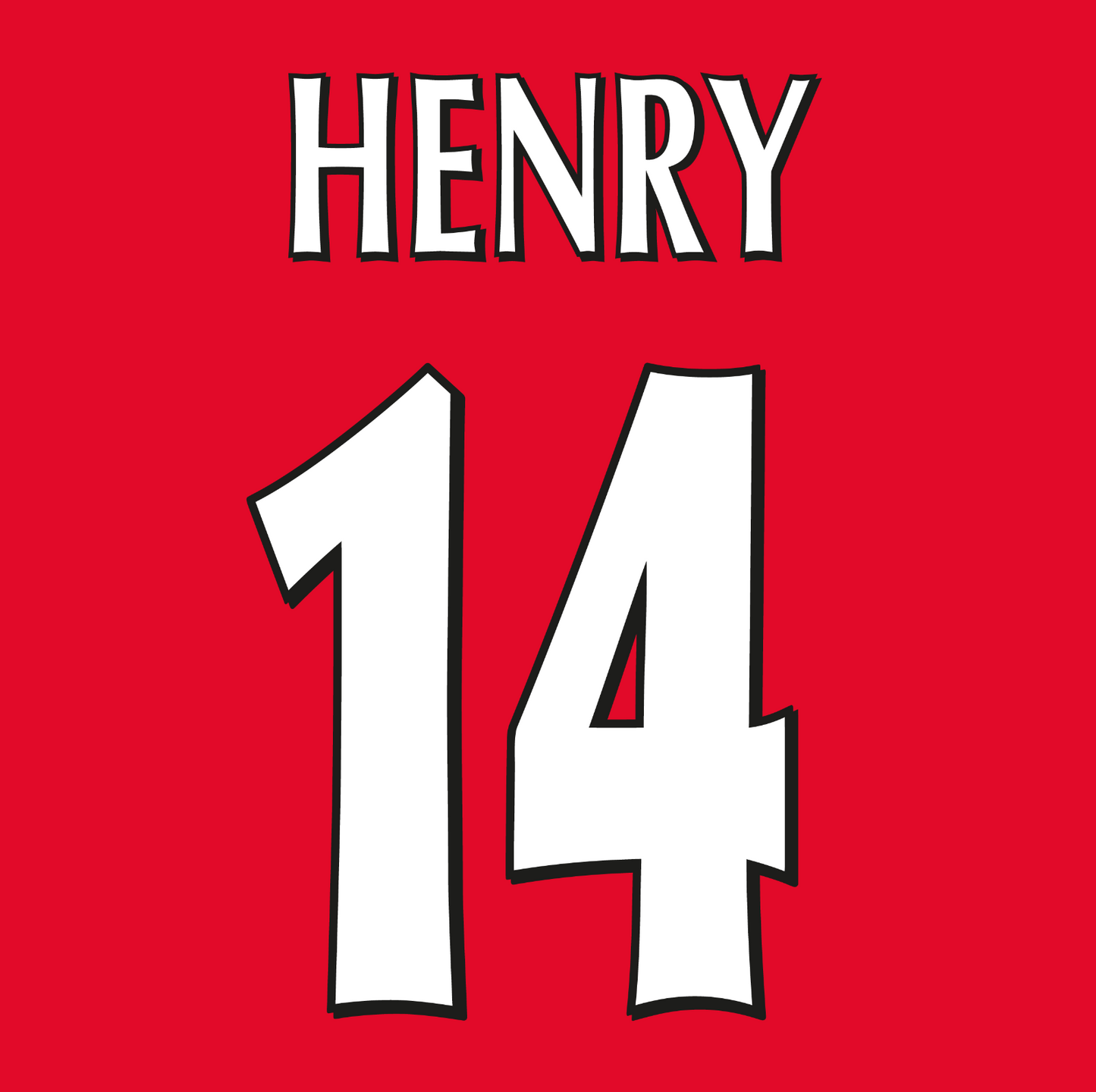 Arsenal Name Set 2003-04 Home Shirt ANY NAME/NUMBER Champions League Henry M L