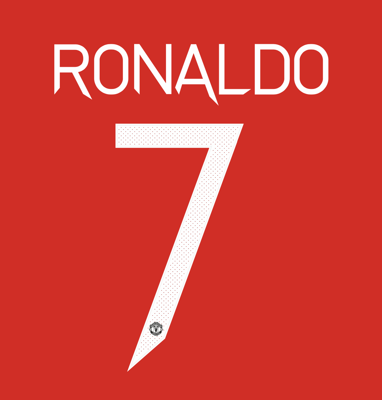 Manchester United Name Set 2021-22 CL Home Shirt RONALDO 7 Flex M L XL Football