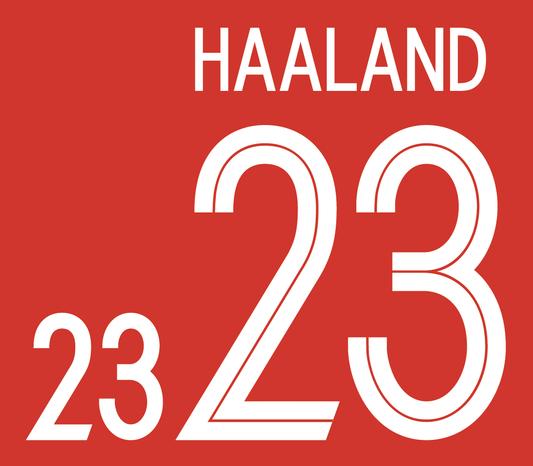 Norway Name Set Euro 2020 Home ANY NAME/NUMBER Football Shirt 2020 Haaland M L