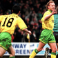 NORWICH CITY Name Set 1994-96 Home Shirt ANY NAME/NUMBER Flock M L XL Mitre