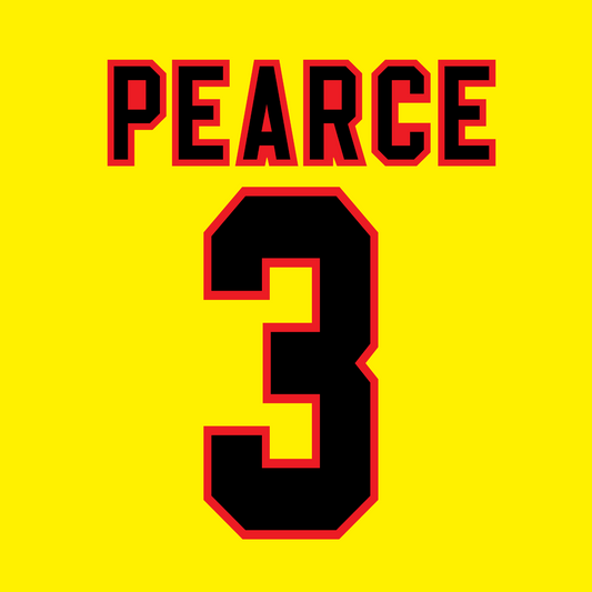 Nottingham Forest Name Set 1995-97 Away Shirt ANY NAME/NUMBER Umbro Pearce M L