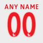 Premier League 07-17 Name Number Set ANY NAME/NUMBER Flock Manchester United