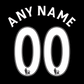 Premier League 07-17 Name Number Set ANY NAME/NUMBER Flock Manchester United