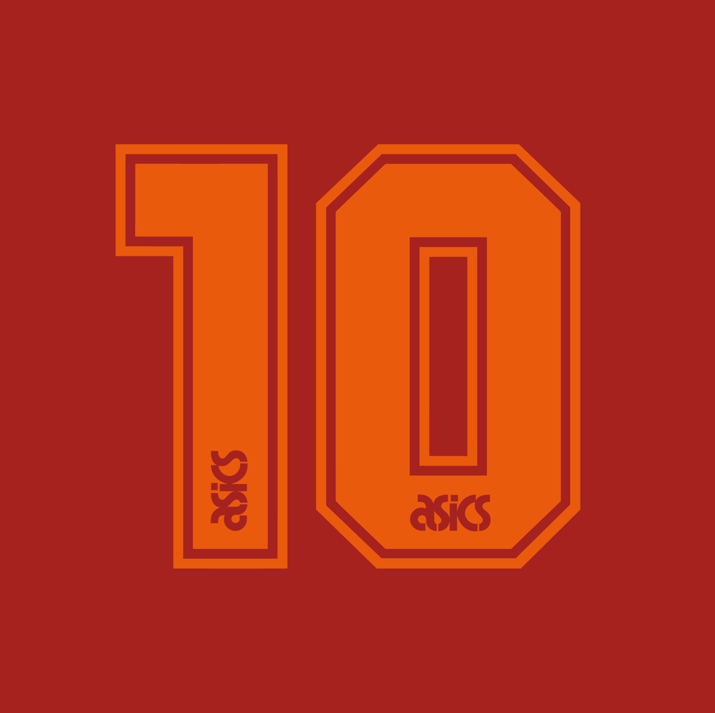 AS Roma 1994-95 Name Set Home Shirt ANY NUMBER Flock Totti M L Football Asics