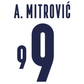 Serbia Name Set 2021 Away ANY NAME/NUMBER Football Shirt 2020 Mitrovic M L