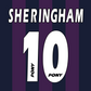 Tottenham Hotspur Name Set 1995-97 Away Shirt ANY NAME/NUMBER Flock Pony M L XL