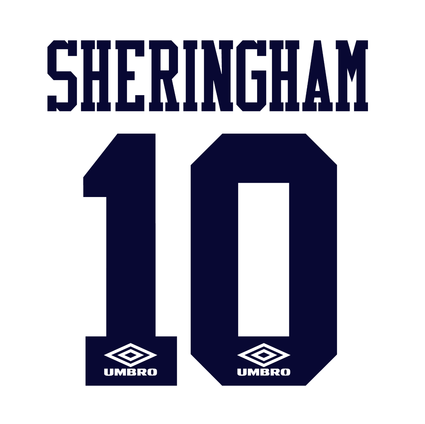 Tottenham Hotspur Name Set 94-95 Shirt ANY NAME/NUMBER Spurs Sheringham M L