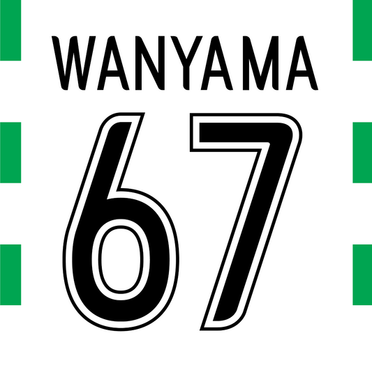 Celtic Name Set 2012-13 Home UCL Shirt ANY NAME/NUMBER Flex M L Wanyama Samaras