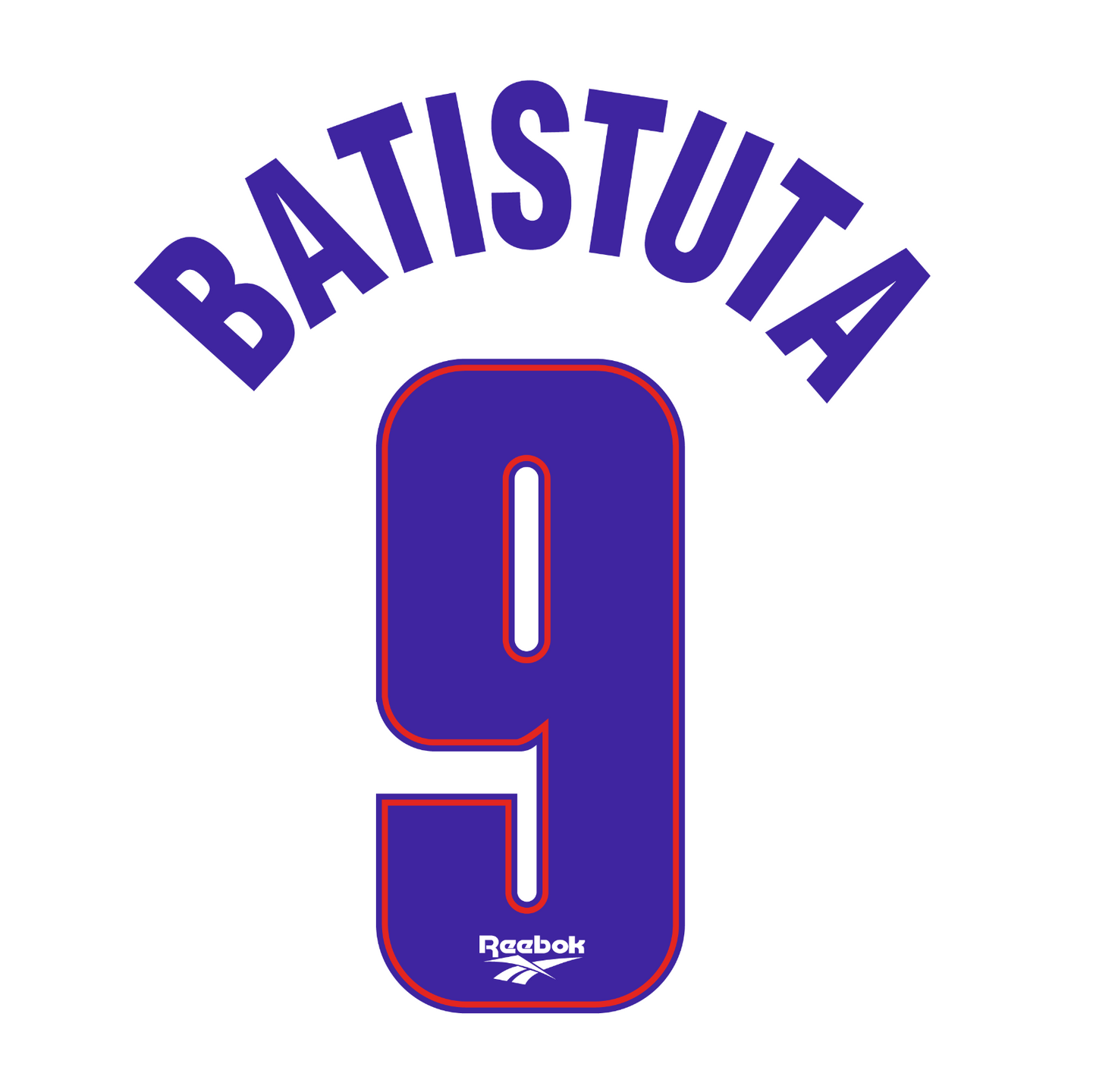 Fiorentina Name Set 1995-96 Away Football Shirt ANY NAME/NUMBER M L XL Batistuta