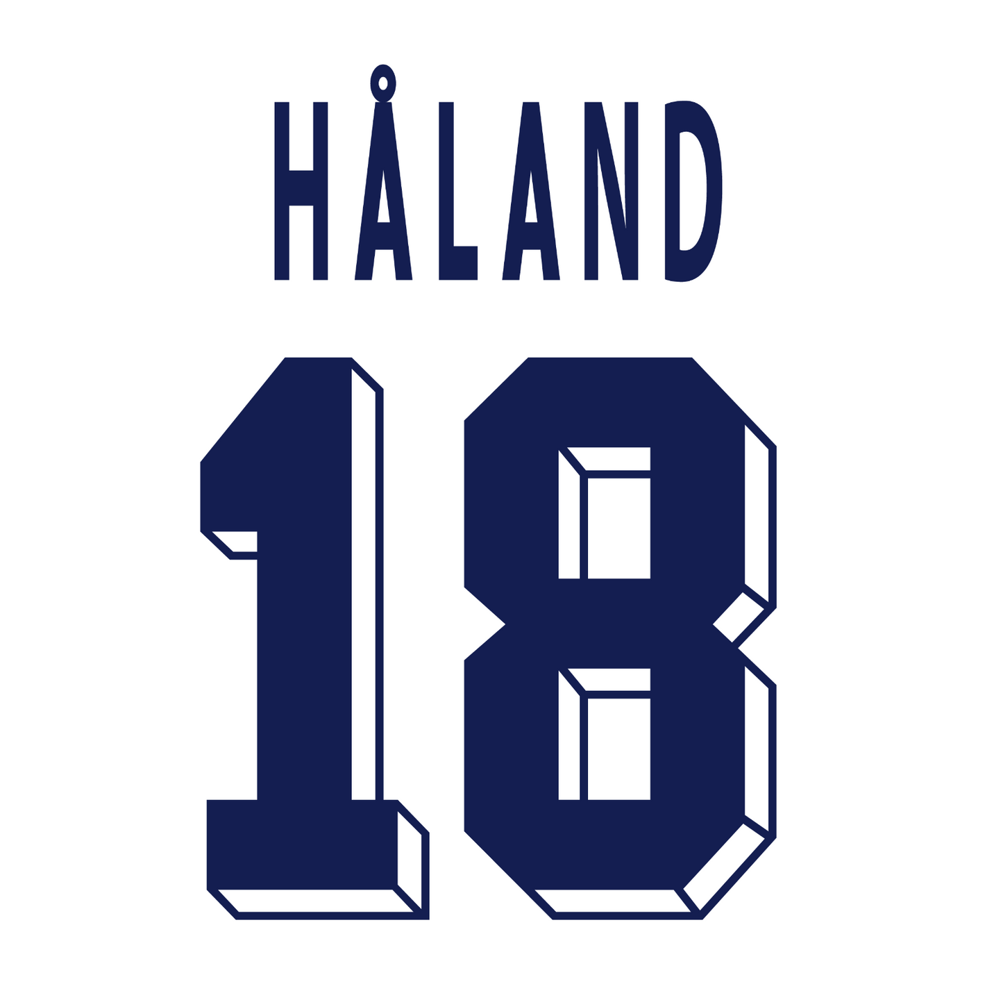 挪威 1994 年姓名套装客场足球球衣任意号码 Haland ML XL 94