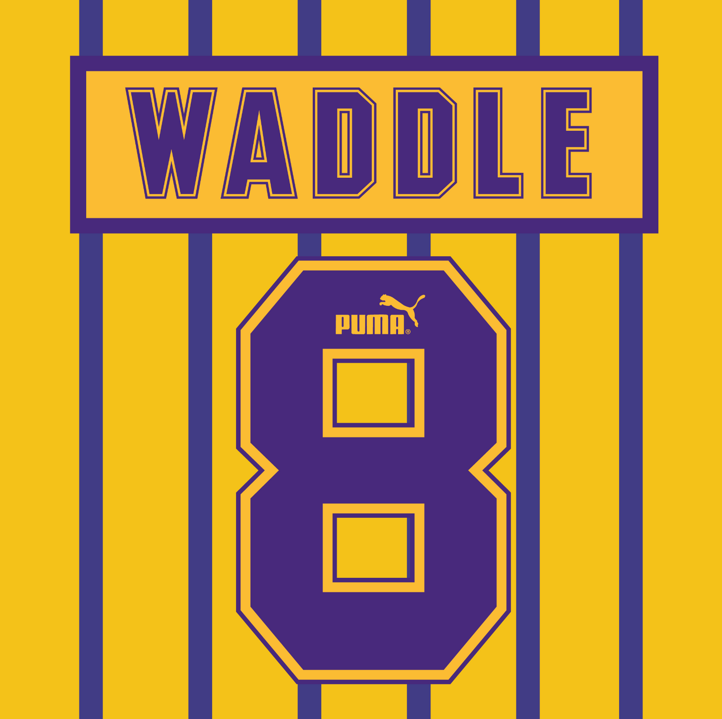 Sheffield Wednesday Name Set 1994-96 Away Shirt ANY NAME/NUMBER M L XL Walker