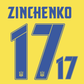 Ukraine 21-22 Name Set Home Football Shirt ANY NAME/NUMBER Zinchenko Yarmolenko