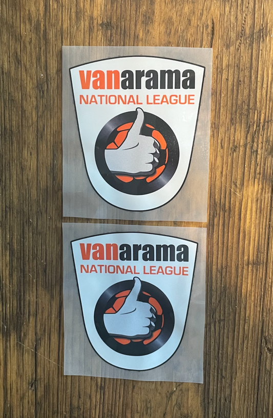 Vanarama National League Football Shirt Sleeve Badges Patches Iron On