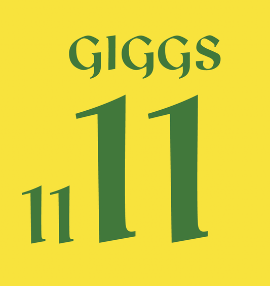Wales Name Set 2005-08 Away Shirt ANY NAME/NUMBER Flex Football M L XL Giggs