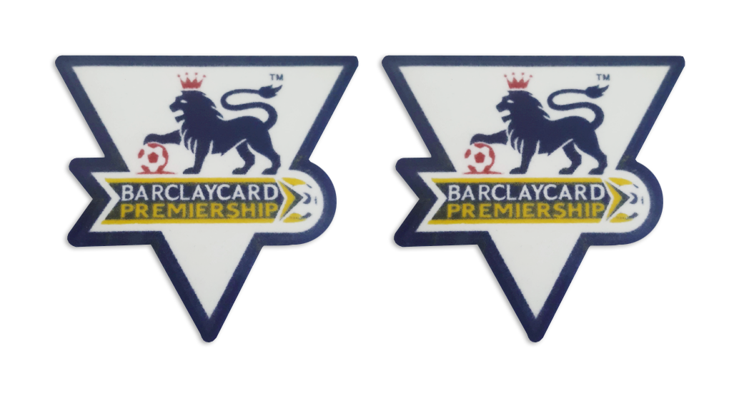 Premier League Patches 2003-04 Sleeve Badges Barclaycard Premiership Flock 03 04