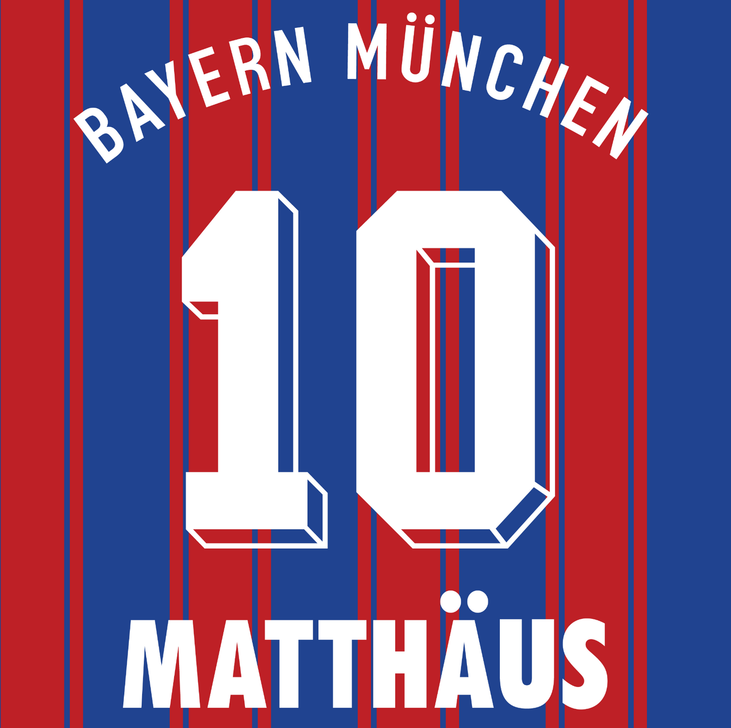 Bayern Munich Name Set 1995-96 Home Shirt ANY NAME/NUMBER M L XL Munchen