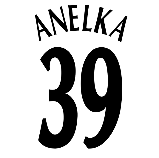 Bolton Wanderers UEFA Name Set 2007-08 Home Shirt ANY NAME/NUMBER M L Anelka