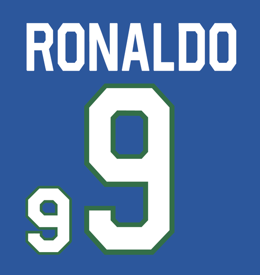 Brazil 1997 Name Set Away Football Shirt ANY NAME/NUMBER M L XL Ronaldo 97