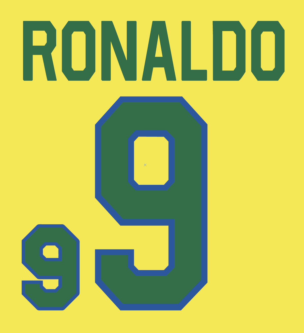 巴西 1997 年姓名套装主场足球球衣任意姓名/号码 ML XL Ronaldo 97