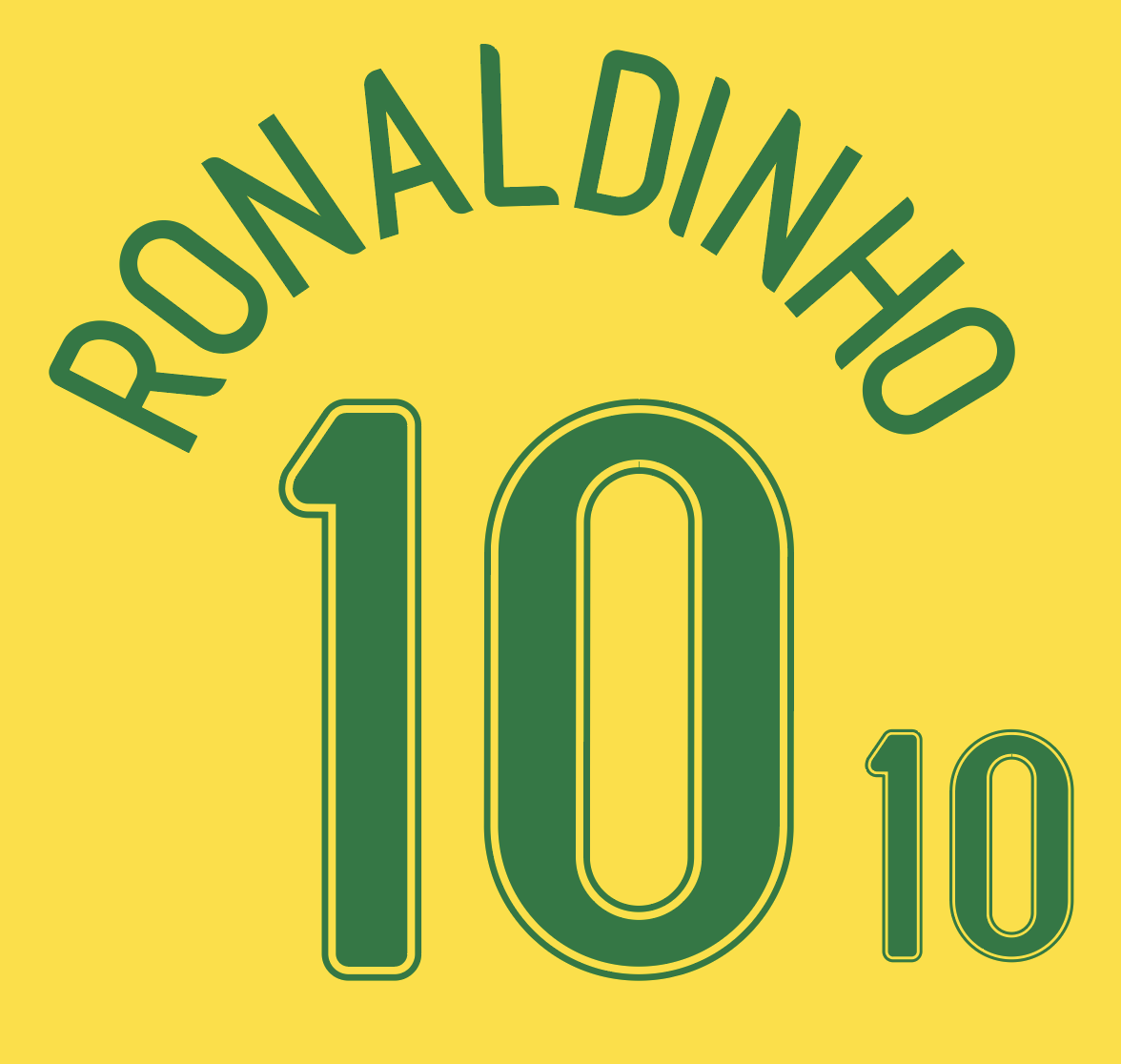 Brazil 2006-08 Name Set Home Football Shirt ANY NAME/NUMBER M L XL Ronaldinho