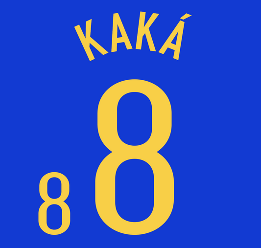 Brazil 2008-10 Name Set Away Football Shirt ANY NAME/NUMBER M L XL Kaka