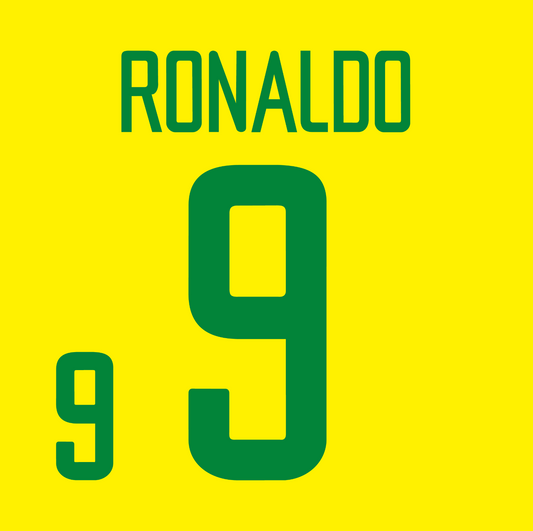 Brazil World Cup 2002 Name Set Home Football Shirt ANY NAME/NUMBER M L XL