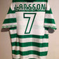 Celtic Name Set 1997-99 Home Shirt ANY NAME/NUMBER Flock M L Larsson Blinker